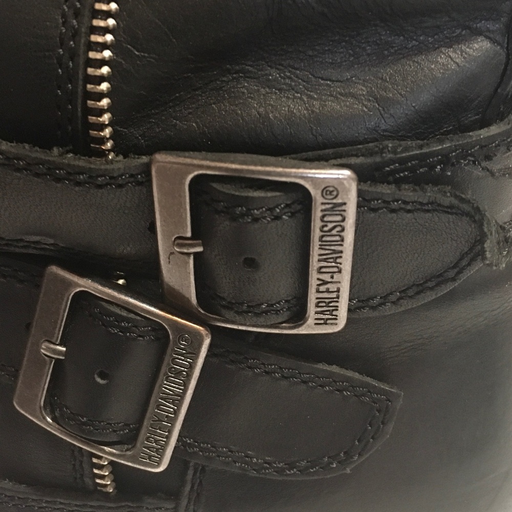 Harley Davidson Leather Black Sennett - Picture 10 of 13